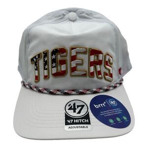 NWT 47 Brand Hitch BRRR Detroit Tigers MLB Flag‎ Patriotic Strapback Hat Cap